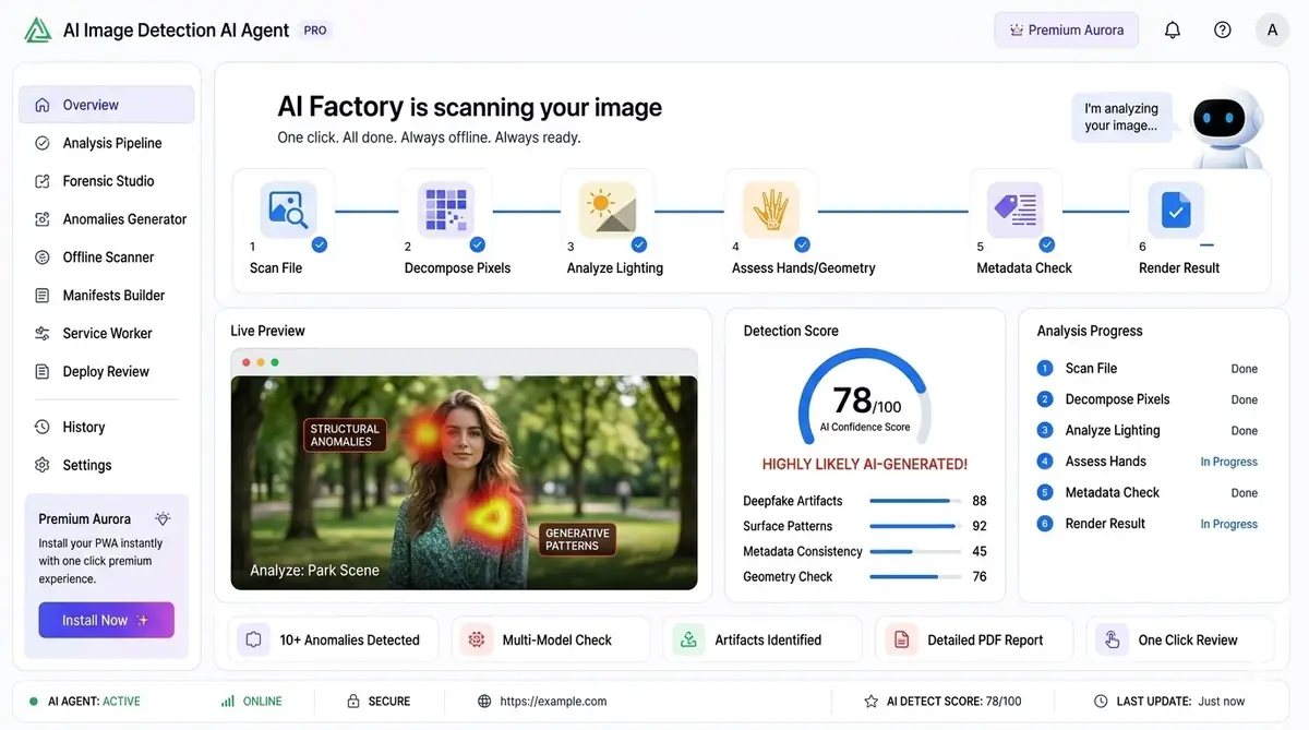 AI Romanian learning dashboard — example of the AI tool dashboard software